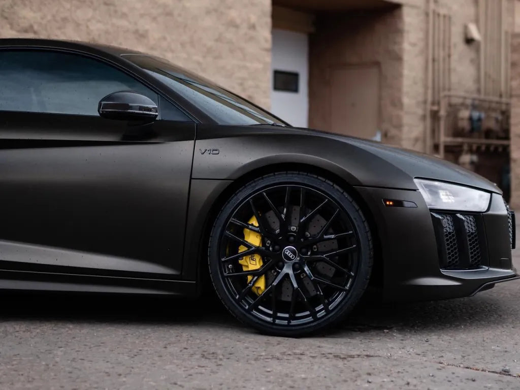 Satin Black vinyl wrap