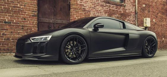 Satin Black vinyl wrap