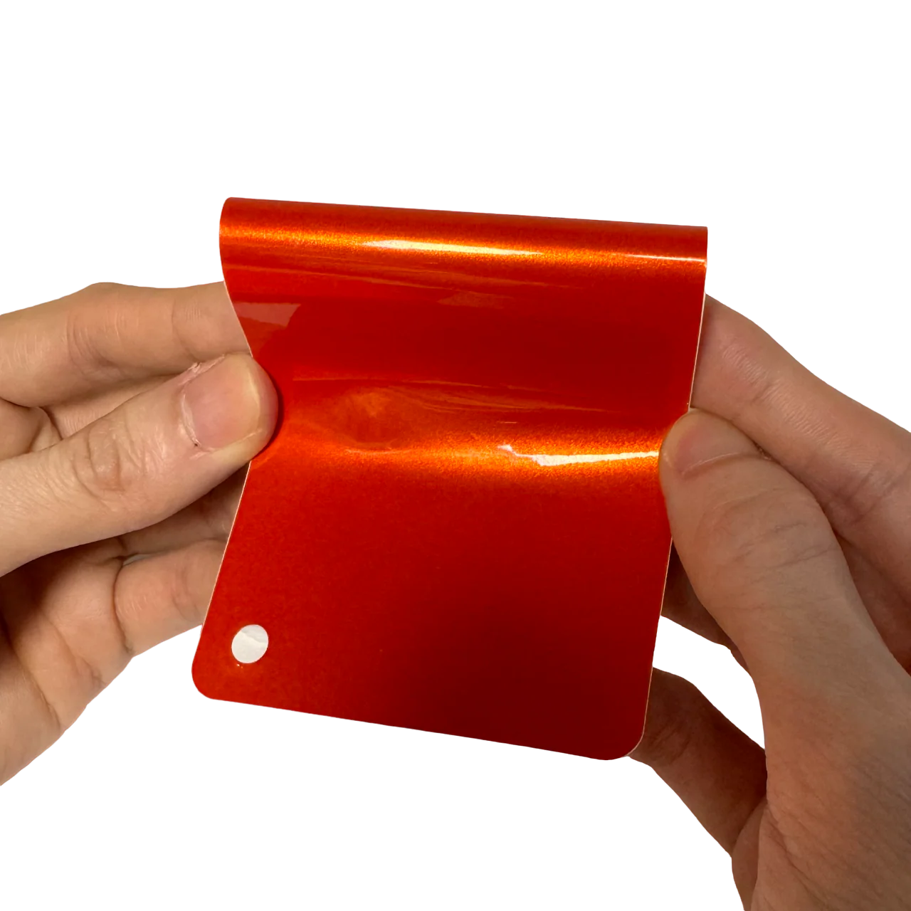 Bubble Free Car Metallic Vinyl Wrap Glitter Pearl Glossy Satin Sticker Orange