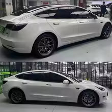 Ultra Gloss Stone Grey full vinyl roll Air Bubble Free Sticker Auto Styling Body Decor Accessories