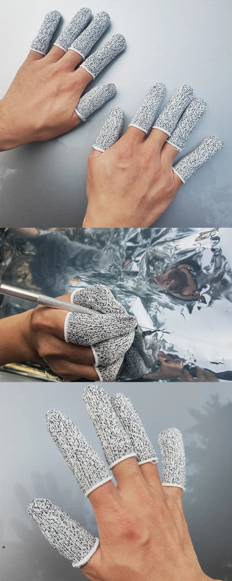 Wrap Gloves Vinyl Wrap Tools Finger Sleeves Hand Covering Protector