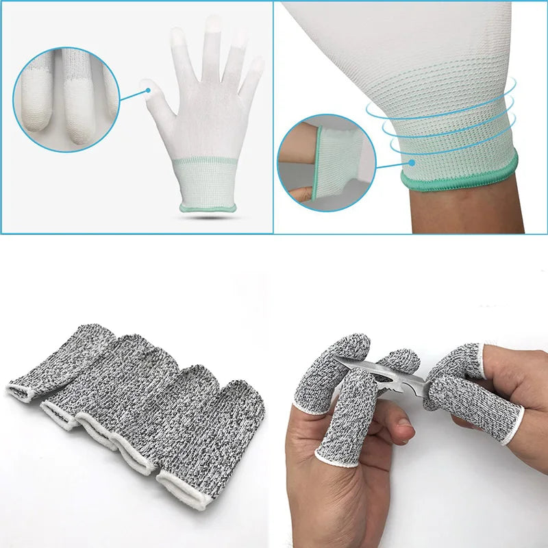 Wrap Gloves Vinyl Wrap Tools Finger Sleeves Hand Covering Protector
