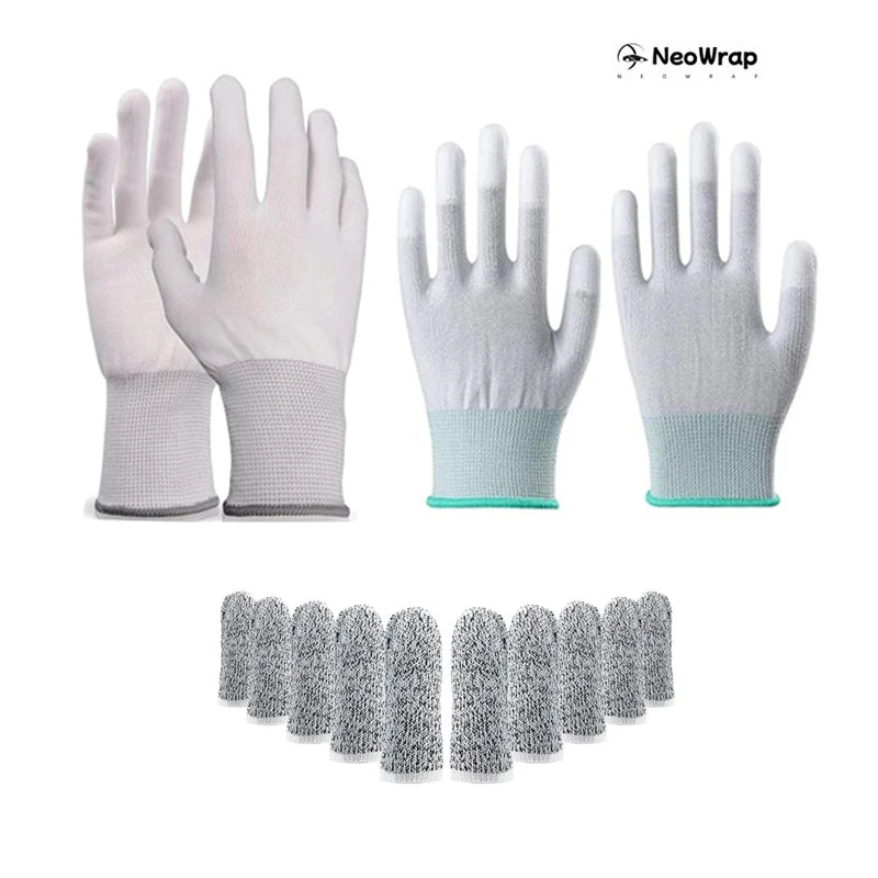 Wrap Gloves Vinyl Wrap Tools Finger Sleeves Hand Covering Protector