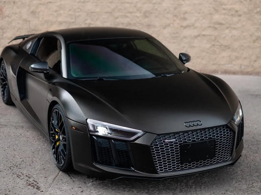 Satin Black vinyl wrap