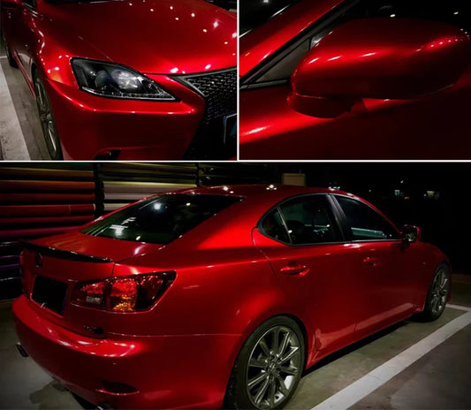 Blood Red Gloss Metallic full Vinyl wrap roll