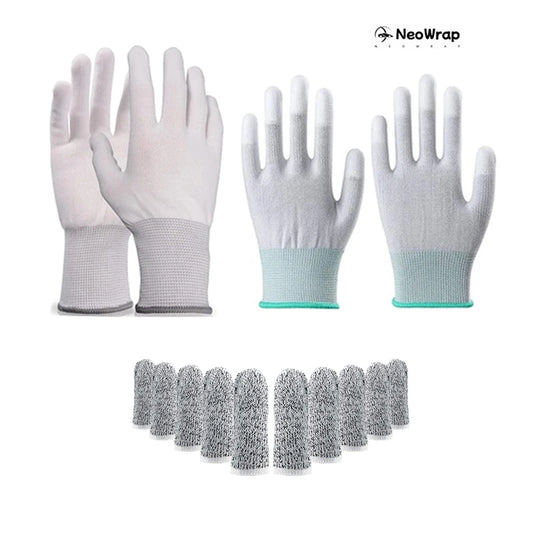 Wrap Gloves Vinyl Wrap Tools Finger Sleeves Hand Covering Protector